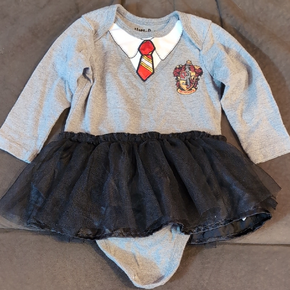 Warner Bros. Gray Harry Potter Baby Onesie